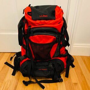 Sac à Dos Vintage L.L.Bean Continental Rucksuck – Années 90 – Bleu – Taille M
